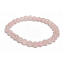 Rosenarmband elastisch Naturstein, Kugel 6 mm / 16 - 17 cm, Liebesstein