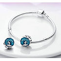Sterling Silber 925 Surf - für Surfer, Perle für Armband Sport