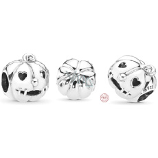 Charme Sterling Silber 925 Haunted Kürbis, Halloween Armband Perle Charme Sterling Silber 925 Haunted Kürbis, Halloween Armband Perle