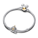 Charme Sterling Silber 925 Disney 100. jahrestag Cinderella - Zauberkutsche, Perle für Armband