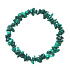 Malachit Armband elastisch gehackter Naturstein 19 cm, Wunschstein