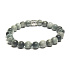 Hawk Eye Armband elastischer Naturstein, Kugel 8 mm / 16-17 cm, Stein der Weisen Ahnen
