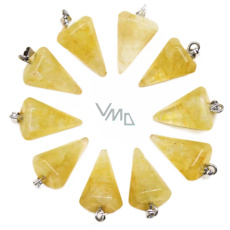 Citrín kyvadlo přírodní kámen, S cca 2,5 cm, 1 kus, AA kvalita, kámen hojnosti, úspěchu Citrín kyvadlo přírodní kámen, S cca 2,5 cm, 1 kus, AA kvalita, kámen hojnosti, úspěchu