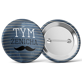 Nekupto Abzeichen Bräutigam Team 5,5 cm