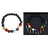 Chakra-Armband - Planeten des Sonnensystems elastischer Naturstein, Kugel 16 - 17 cm