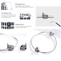 Sterling Silber 925 Rom Kolosseum, Reisearmband Perle