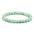 Jadeit Burma AAA 100% elastisches Armband aus Naturstein, Kugel 8 mm / 17 cm