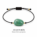 Avanturín – Síla minerálů | Nastavitelný šňůrkový náramek | Symbol prosperity