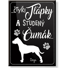 Nekupto Haustiermagnet Doga 66 x 90 x 2 mm