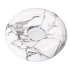 Magnesit / Howlite weiß Donut Naturstein 30 mm, Reinigungsstein
