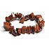 Goldstone goldenes Armband natürlich elastisch gehackt 16 - 17 cm, Stein der Ambitionen