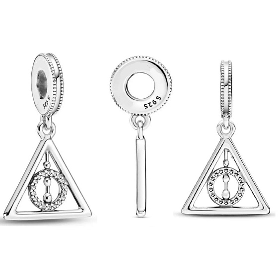 Sterling Silber 925 Harry Potter - Die Heiligtümer des Todes, Armband-Anhänger