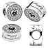 Charme Sterling Silber 925 Happy Anniversary, Stopper, Clip Perle für Armband