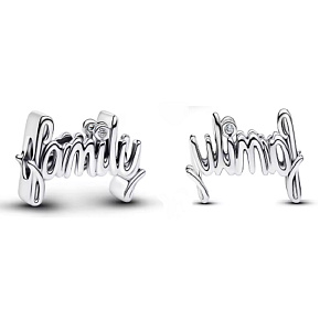 Charm Family - rodina, symbol jednoty, domova a blízkosti, přívěsek na náramek rodina