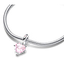 Charme Sterling Silber 925 Rose Baum des Lebens, ein Herz, ein Ursprung, Familie Armband Anhänger