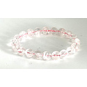 Azeztulite rosa Armband 10mm/16 - 17cm Hochfrequenz-Energie