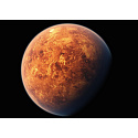 Charm Sterlingsilber 925 Planet Mars, Murano zweifarbiger glitzernder Anhänger für Armband Weltraum