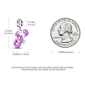 Sterling Silber 925 Luminous - Tierkreiszeichen Skorpion, Armband-Anhänger
