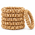 Haargummi aus Seide aus 100 % natürlicher Seide – schonendes Scrunchie, goldfarben