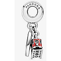 Sterling Silber 925 Hong Kong Peak Tram Dangle, 2in1 Reise-Armband-Anhänger