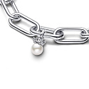 Charms Sterling Silber 925 Engel auf einer Wolke - Mini Medaillon, Armband Anhänger Symbol
