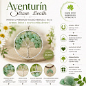 Aventurin – Baum des Lebens | Anhänger aus natürlichen Mineralstücken | 30 mm | Symbol für Glück und neue Möglichkeiten