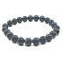 Saphirarmband elastischer Naturstein, Kugel 8 mm / 16-17 cm, Stein der Weisheit, Wahrheit und Intuition