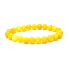 Aventurin gelb Armband elastisch Naturstein, Kugel 8 mm / 16-17 cm, Glücksstein