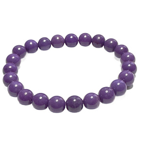 Fosfosiderit náramek elastický přírodní kámen, kulička 8 mm / 16 - 17cm, kámen klidu a stability