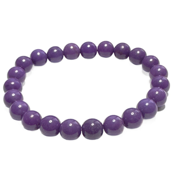 Fosfosiderit náramek elastický přírodní kámen, kulička 8 mm / 16 - 17cm, kámen klidu a stability