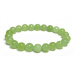 Olivin / Peridot Armband elastischer Naturstein, Kugel 8 mm / 16 - 17 cm, Stein schützt die menschliche Aura