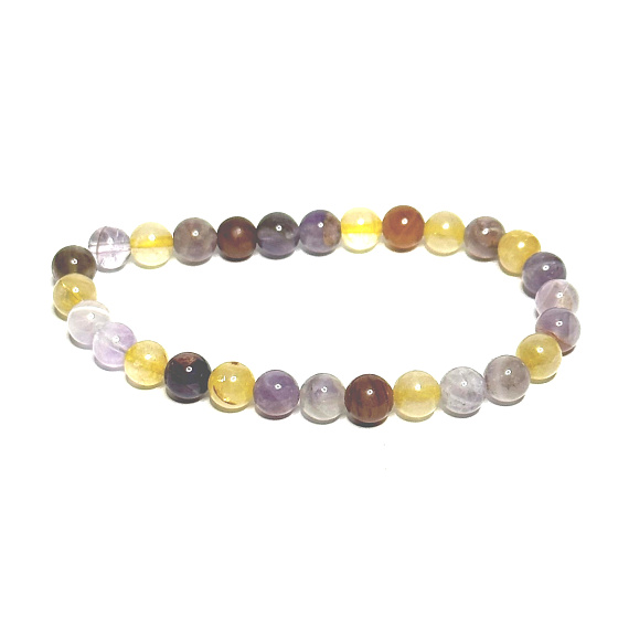 Auralit 23 Armband elastisch Naturstein, Kugel 6 mm / 16 - 17 cm, einer der mächtigsten Steine auf der Paneta
