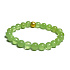 Calcit grün Armband elastisch Naturstein, Kugel 8 mm / 16-17 cm, Intuition Stein