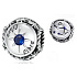 Charme Sterling Silber 925 Sternzeichen, Zirkonia Waage, Perle für Armband