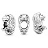 Charm Sterling Silber 925 Merlion Symbol Syngapuru, Reisearmband Perle