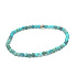 Türkisarmband elastisch Naturstein, Kugel 4 mm / 16 - 17 cm, Borstenstein, Talisman der Reisenden und Tierfreunde