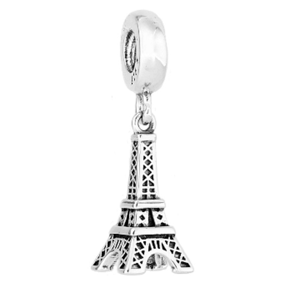 Sterling Silber 925 Paris Eiffelturm, Reise-Armband Anhänger