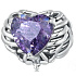 Charm Sterlingsilber 925 Skelettherz, Perle für Armband Halloween