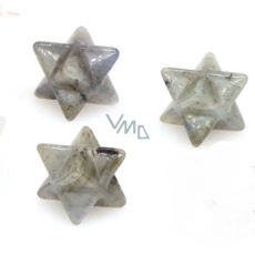 Labradorit merkaba hmatka Naturstein 13 mm, Stein der Transformation Labradorit merkaba hmatka Naturstein 13 mm, Stein der Transformation