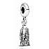 Sterling Silber 925 Barcelona La Sagrada Familia, Reise-Armband-Anhänger