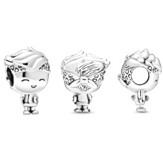 Charm Sterling Silber 925 Teenage Teenager, Perle auf Armband Familie