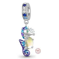 Charms Sterling Silber 925 Seepferdchen, Tierarmband Anhänger Charms Sterling Silber 925 Seepferdchen, Tierarmband Anhänger