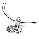 Charms Sterling Silber 925 Marvel Star Wars Prinzessin Leia 2in1, Armband Anhänger