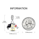 Sterling Silber 925 Graduation - Du hast es geschafft! 3in1 Graduate Armband mit Anhänger