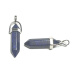 Lapislazuli Pendel Sechseck-Anhänger Naturstein 41 x 13 mm, Stein der Harmonie