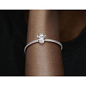 Charme Sterling Silber 925 Kaktus im Topf, Perle am Armband Natur