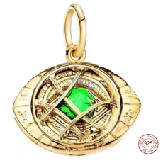 Charme Sterling Silber 925 Marvel Doctor Strange Zeit Stein, Armband Charme Charme Sterling Silber 925 Marvel Doctor Strange Zeit Stein, Armband Charme