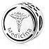 Charme Sterling Silber 925 Medizin Symbol Perle auf Armband Job