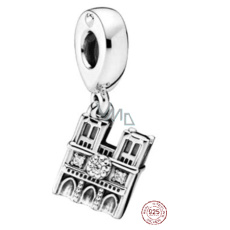 Charme Sterling Silber 925 Notre Dame, Reise Armband Anhänger