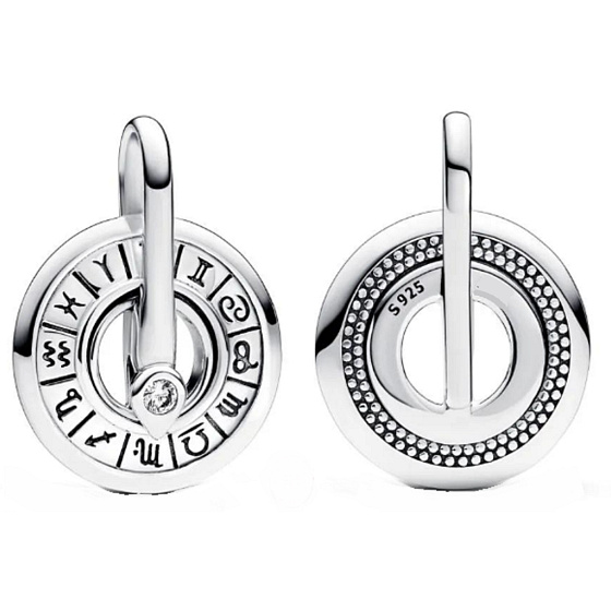 Charm Sterling Silber 925 Zodiac - Mini Medaillon, Armband Anhänger